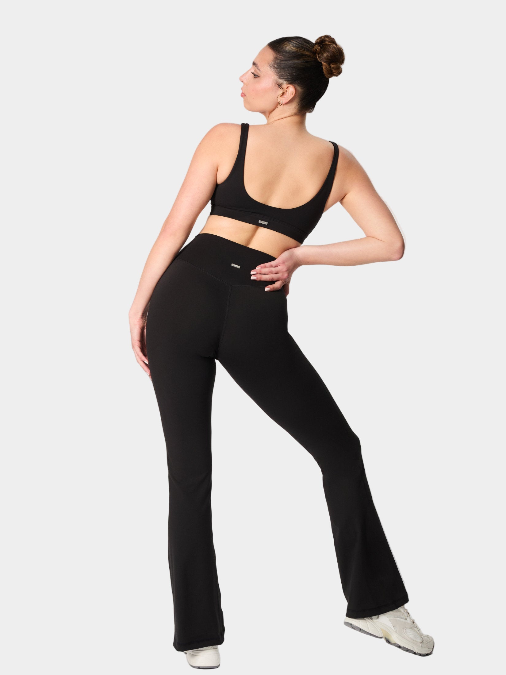 Wrap Flared Pants - Black – Madore Athletics